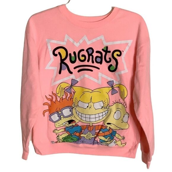 Pink RUGRATS Nickelodeon Sweatshirt - Picture 1 of 5